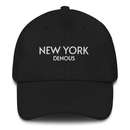 Gorra Negra New York Denous