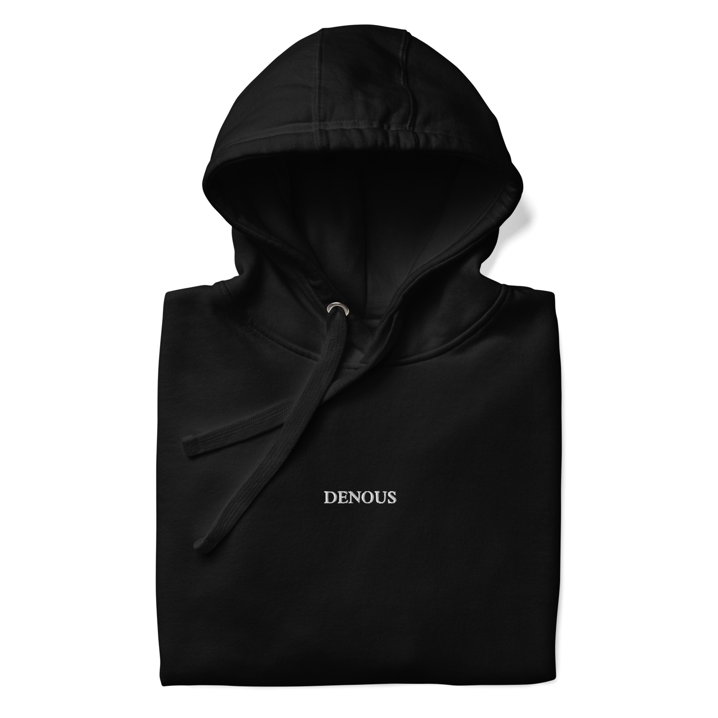 Sudadera Denous Black Minimalist