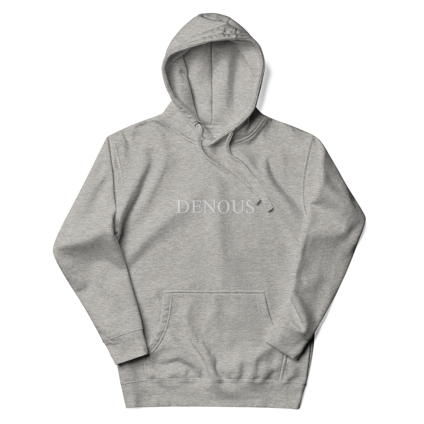 Sudadera Bordada Gris Denous Minimalist