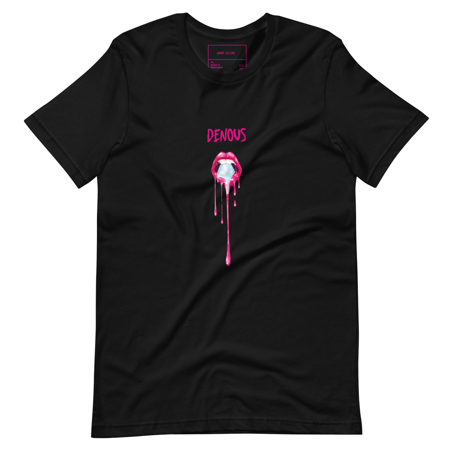 Camiseta negra Denous SELF-LOVE