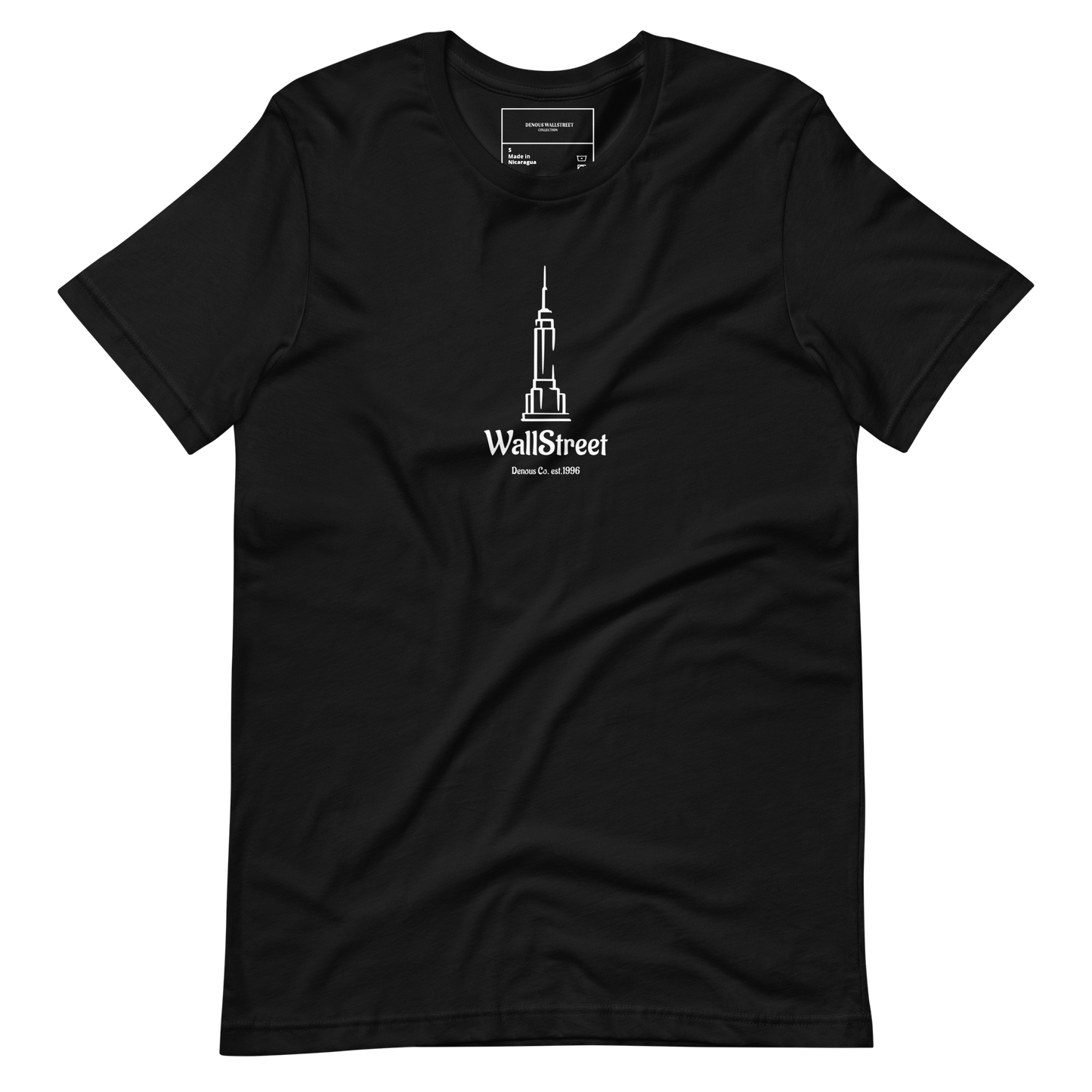 Camiseta negra Denous Wall Street