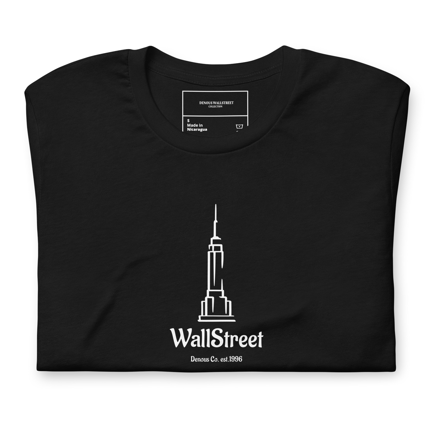 Camiseta negra Denous Wall Street